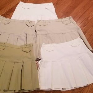 Five Larry Levine Stretch Skirts